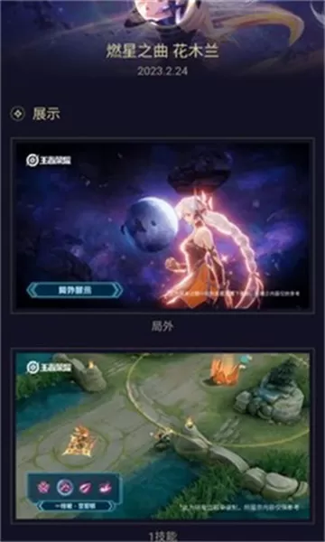 王者皮肤展示器