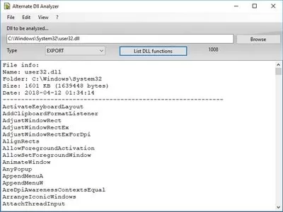 Alternate DLL Analyzer