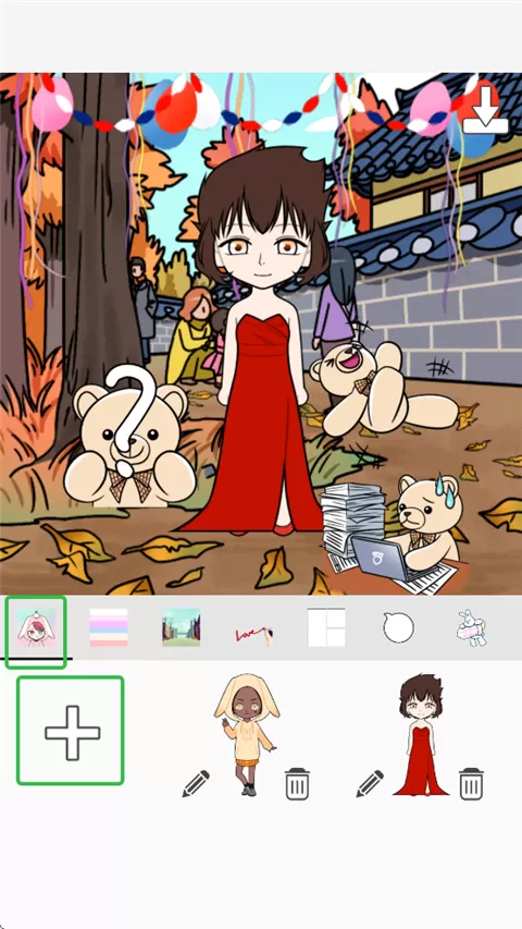卡通换装游戏