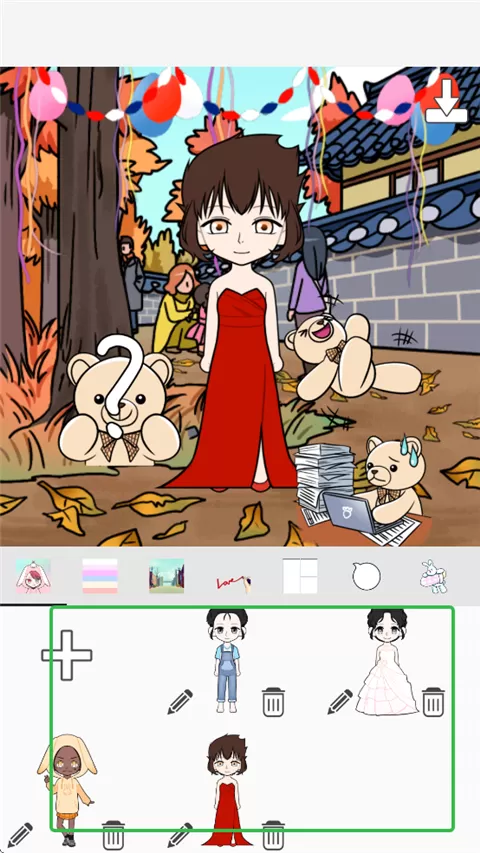 卡通换装游戏