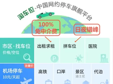 淘车位e共享停车
