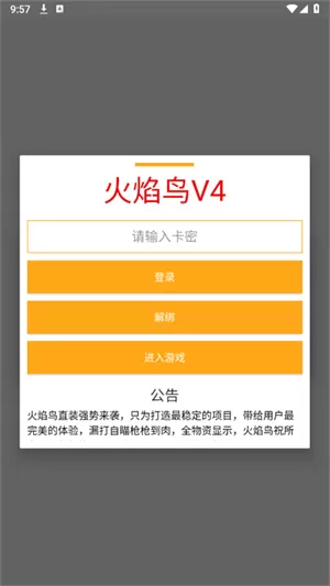 火焰鸟直装