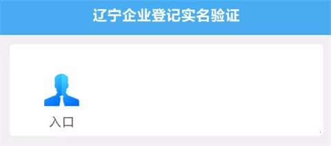辽宁企业登记实名验证