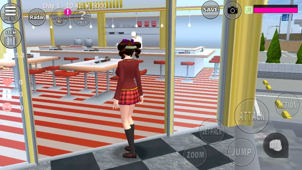 樱花校园模拟器无广告衣服全解锁