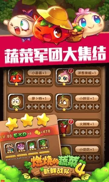燃烧的蔬菜4新鲜战队破解内购版