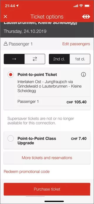 sbb mobile