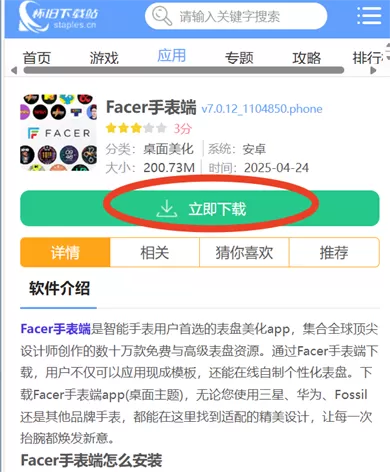 facer表盘