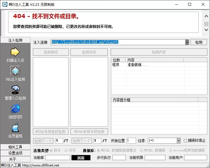 啊D注入工具