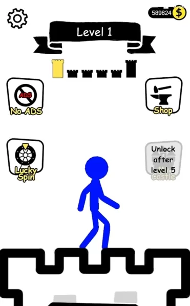 火柴人战争英雄塔防无限金币版