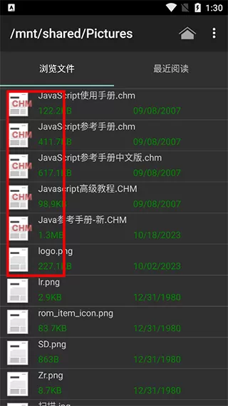 CHM Reader