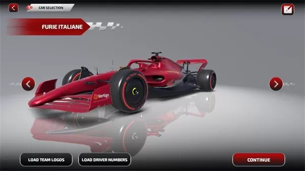 F1方程式赛车内置菜单