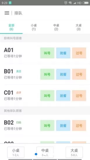 美团排队叫号系统