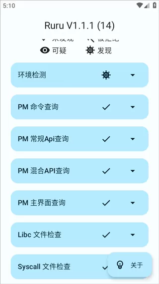 ruru环境检测