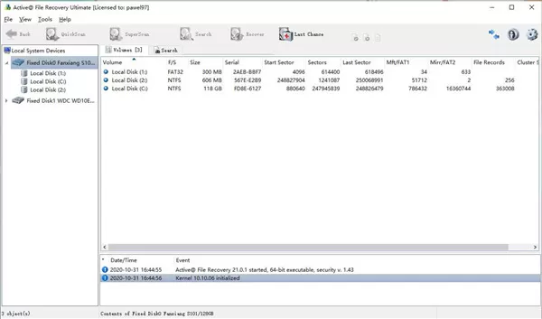 Active File Recovery