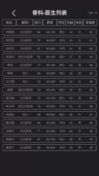 模拟经营医院手游