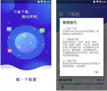 域下载器app