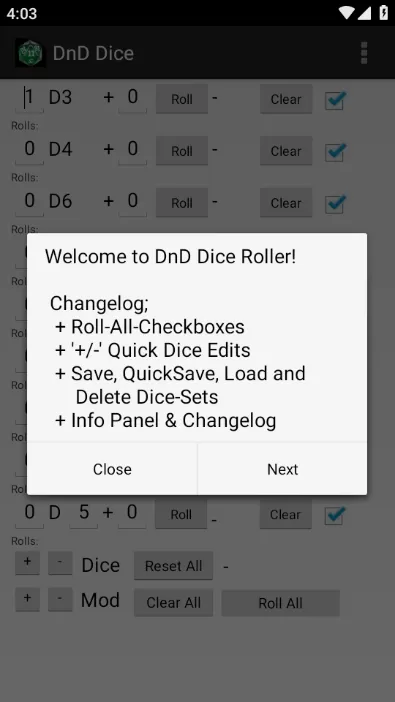 龙与地下城骰子模拟器(DnD Dice)
