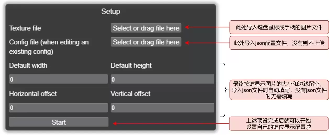 input overlay
