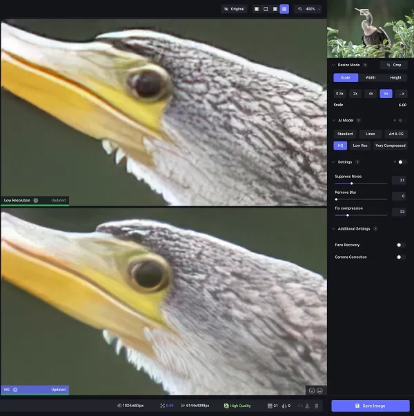 Topaz Gigapixel AI