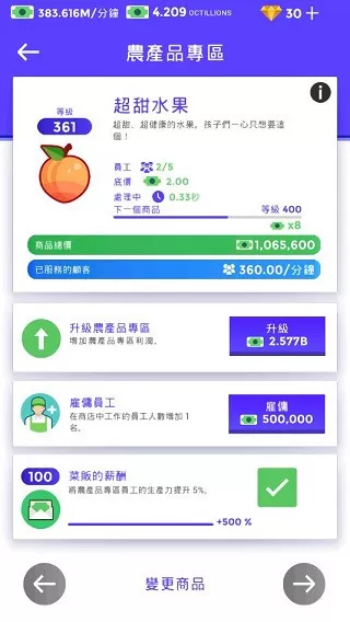 闲置超市大亨内购版