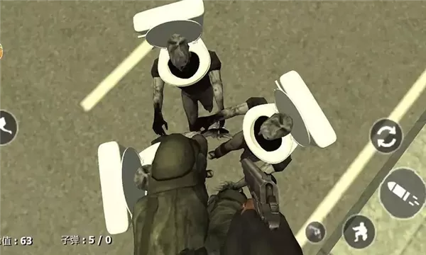 马桶头fps射击游戏