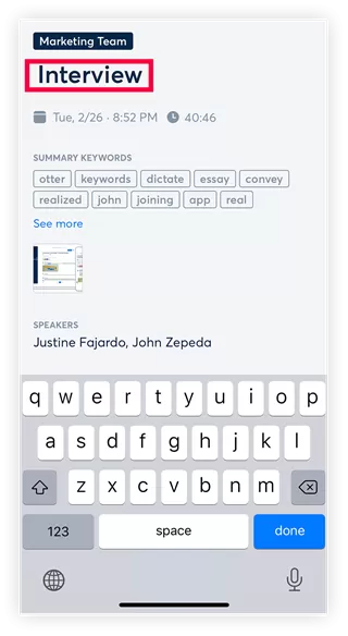 Otter app