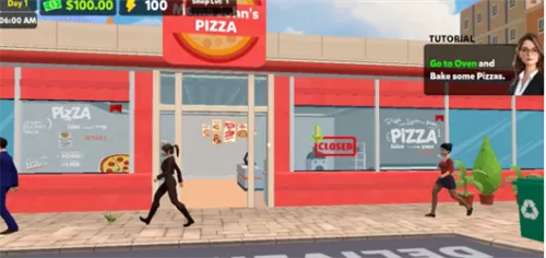 披萨店模拟3D