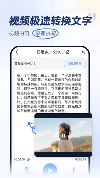 视频转换文字