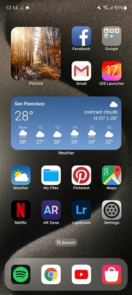 仿iOS17启动器